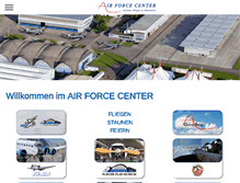 Tablet Screenshot of airforcecenter.ch